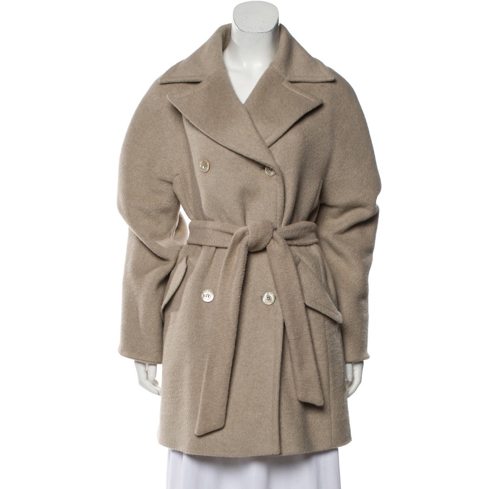 French designer neutral coat